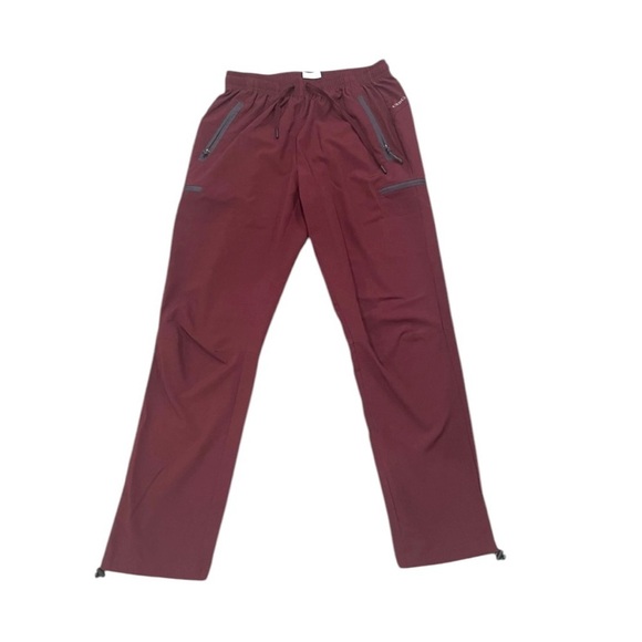 Dark Maroon Red Scrub Comfy Pants Size Medium - Picture 3 of 8